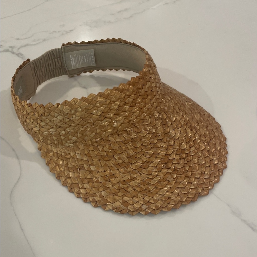 Hemlock Hat Co. Woven Tan Visor